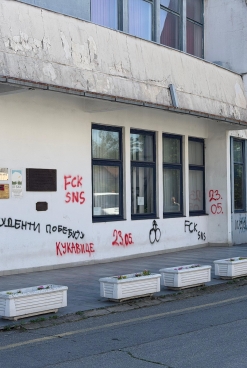 Vandalizam na objektu Sportsko-kulturnog centra